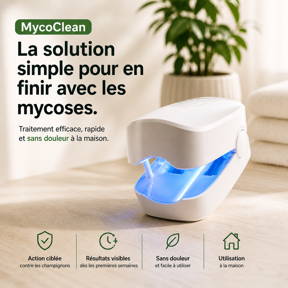 MycoClean , Reprends le contrôle face aux mycoses.